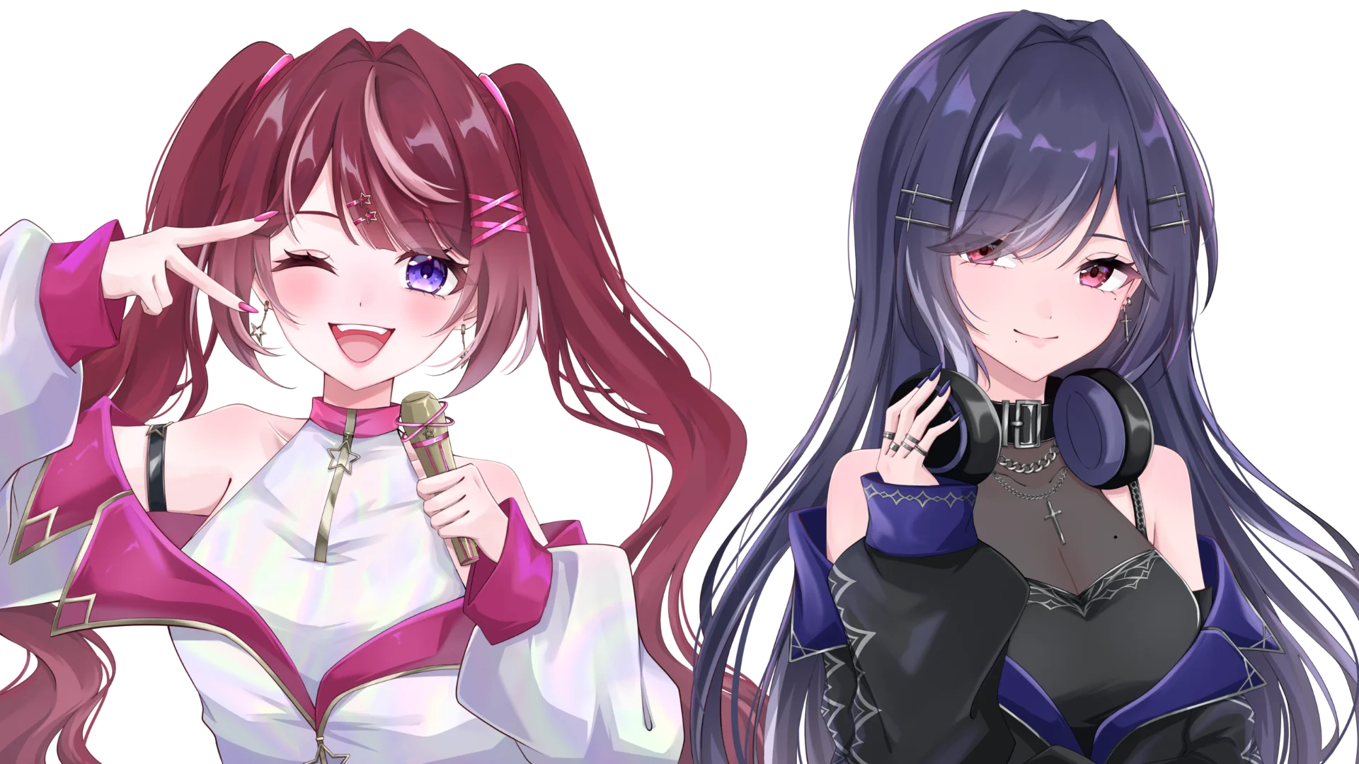 募集キャラクター コンセプトイラスト（姉妹2人）